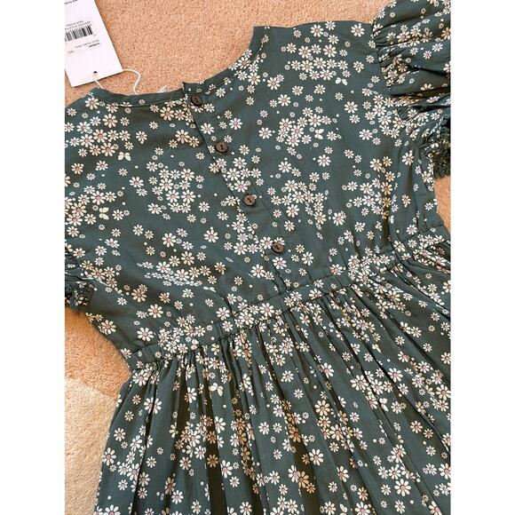 Huxbaby Green Daisy 🌼 Dress - Picture 5 of 7